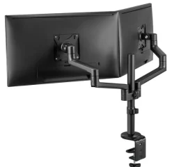 Support de bureau Neomounts DS60-425BL2 pour 2 écrans de 27
