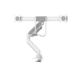 Support de bureau Neomounts DS75-450WH2 pour deux écrans de 17"-32" - blanc