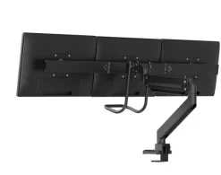 Support de bureau Neomounts NM-D775DX3BLACK pour trois écrans plats jusqu'à 27