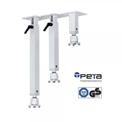 Support de plafond PeTa NG avec levier de serrage, longueur variable 70-130 cm