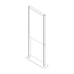 Support de sol Hagor pour Samsung OM55N-D