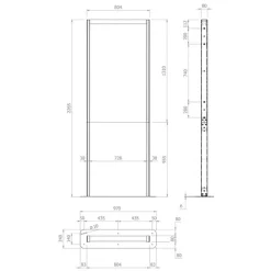 Support de sol Hagor pour Samsung OM55N-D