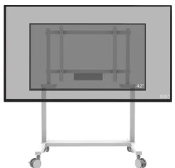 Support mobile celexon PRO Adjust-42100MW réglable en hauteur électriquement - 42"-100", blanc