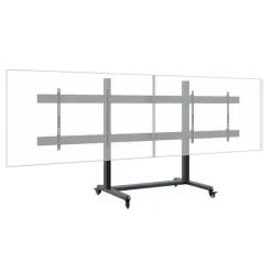 Support mobile Hagor CPS Mobile Stand Dual 3327 pour 2 écrans - 75