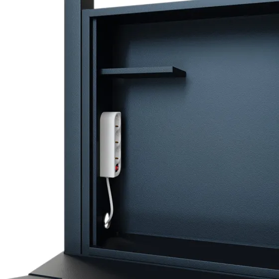 Support mobile Hagor HP Twin Lift M-B réglable en hauteur électriquement - 55"-86"