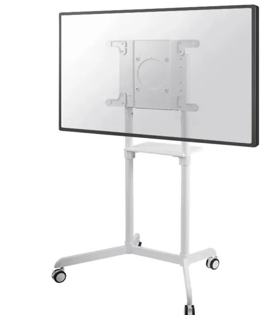 Support mobile Neomounts NS-M1250WHITE - 37"-70" (inclinable 5° et pivotant 90°), blanc