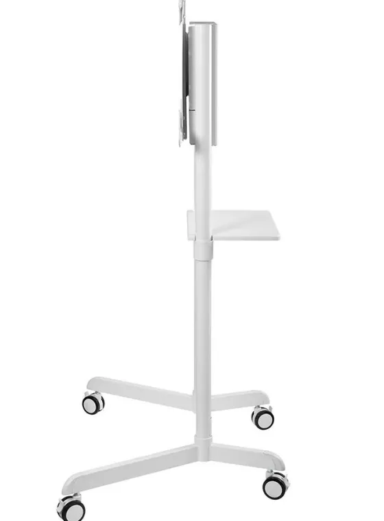 Support mobile Neomounts NS-M1250WHITE - 37"-70" (inclinable 5° et pivotant 90°), blanc