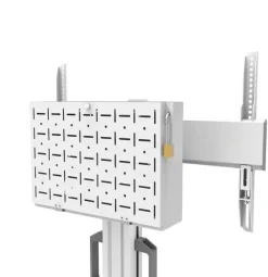 Support mobile Neomounts FL50S-825WH1 réglable en hauteur manuellement - 37