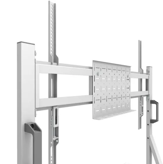 Support mobile Neomounts FL50-525WH1 réglable en hauteur manuellement 55"-86", Blanc