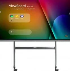 Support mobile ViewSonic VB-STND-009 réglable en hauteur manuellement - 65-105