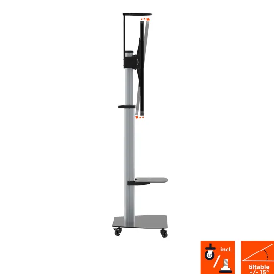 Support mobile/fixe celexon PRO Adjust-3270MP réglable en hauteur manuellement - 32’’-70’’ (inclinable de 15°)