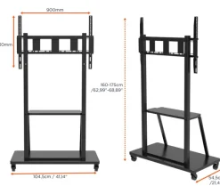 Support mobile/fixe celexon Economy Adjust-55110MP réglable en hauteur manuellement - 55’’-100’’