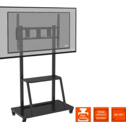 Support mobile/fixe celexon Economy Adjust-55110MP réglable en hauteur manuellement - 55’’-100’’