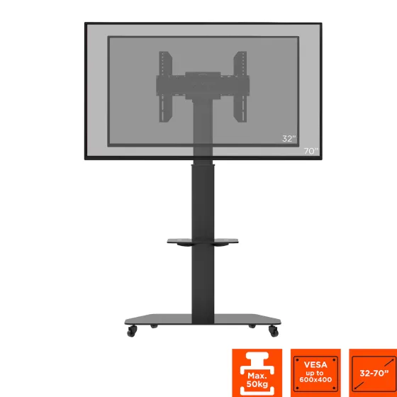 Support mobile/fixe celexon PRO Adjust-3770MP réglable en hauteur manuellement - 37’’-70’’
