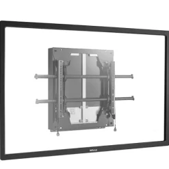 Support mural Chief LSD1U Large Fusion, Réglable en hauteur, Format paysage, Noir (57 - 81kg)