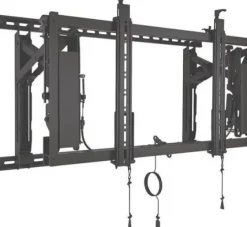 Support mural Chief LVS1U ConnexSys pour display mur-écran, format paysage, noir (40" à 80") (Rails inclus)