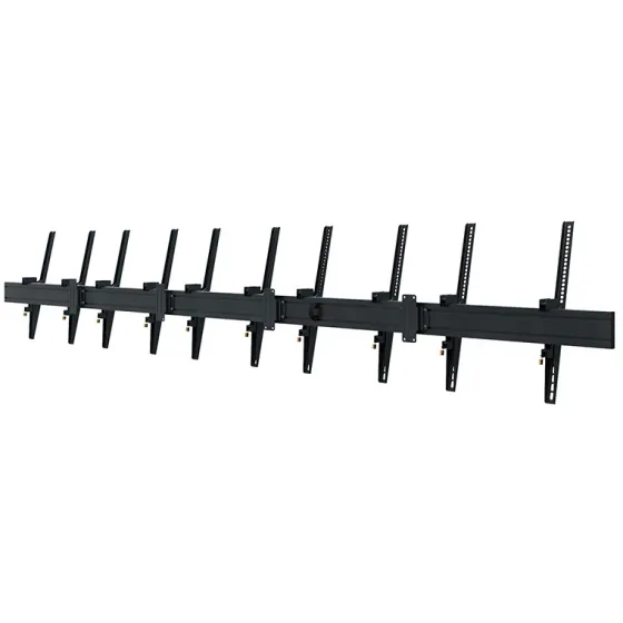 Support mural Hagor comPROnents® Menuboard pour 5 Displays - 46"-65" (Portrait, inclinable)