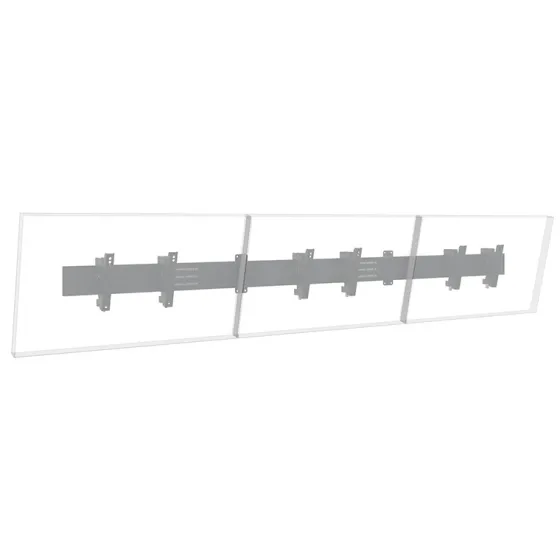 Support mural Hagor comPROnents® Menuboard pour 3 Displays - 32"-43" (Paysage, inclinable)