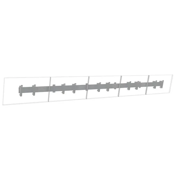 Support mural Hagor comPROnents® Menuboard pour 5 Displays - 32"-43" (Paysage, inclinable)