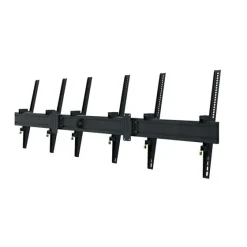 Support mural Hagor comPROnents® Menuboard pour 3 Displays - 46"-65" (Portrait, inclinable)