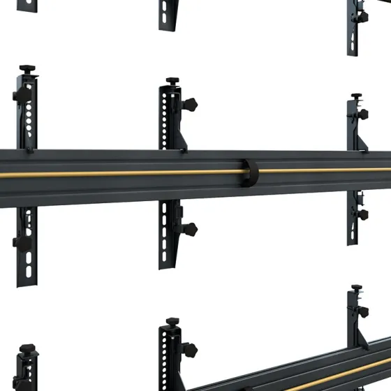 Support mural Hagor CPS pour mur vidéo 3x3 - 46"-50" (paysage)