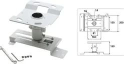 Support plafond ELPMB23 pour les séries EB et EMP Epson