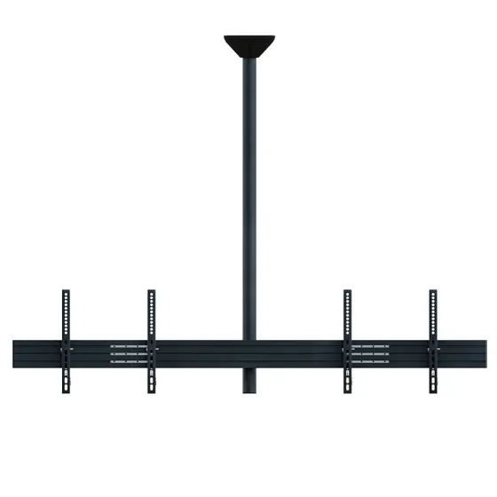 Support plafond Hagor comPROnents® Menuboard pour 2 Displays - 46"-65" (Paysage, inclinable)