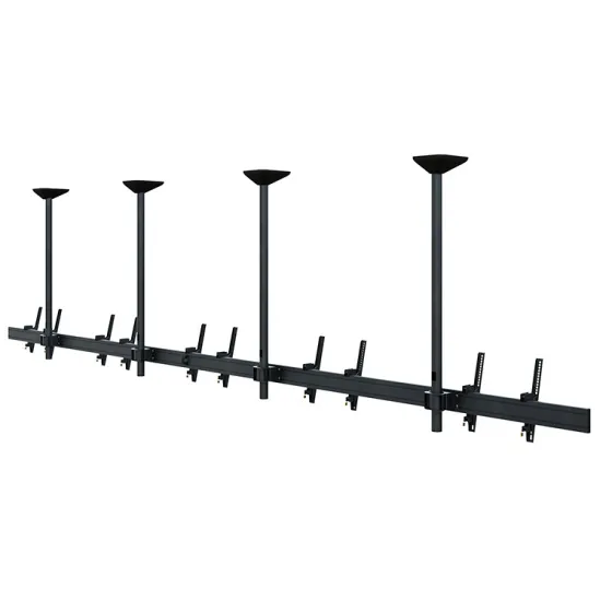 Support plafond Hagor comPROnents® Menuboard pour 5 Displays - 46"-65" (Paysage, inclinable)