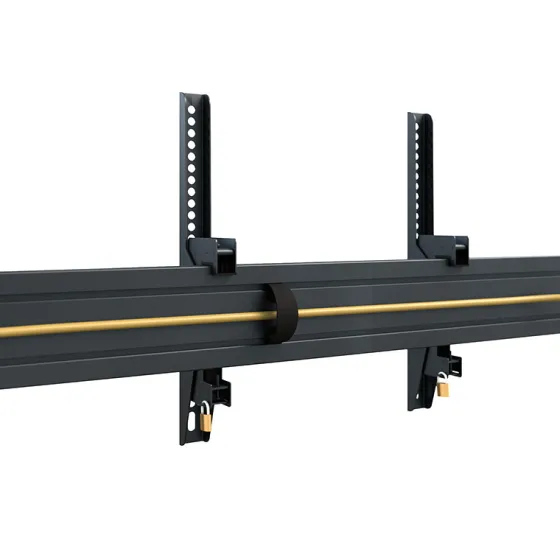 Support plafond Hagor comPROnents® Menuboard pour 5 Displays - 46"-65" (Paysage, inclinable)