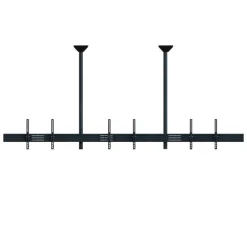 Support plafond Hagor comPROnents® Menuboard pour 3 Displays - 46