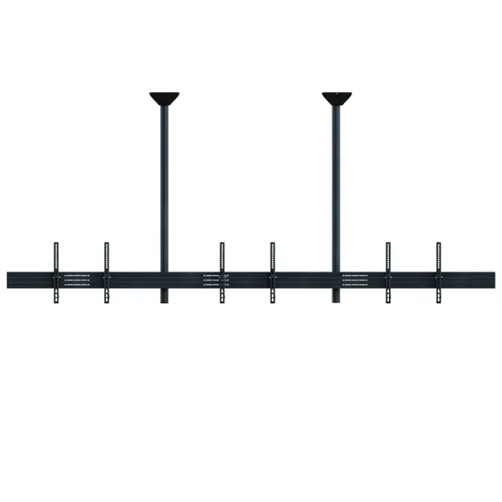 Support plafond Hagor comPROnents® Menuboard pour 3 Displays - 46"-65" (Paysage, inclinable)