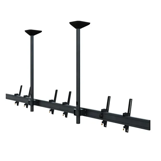 Support plafond Hagor comPROnents® Menuboard pour 3 Displays - 46"-65" (Paysage, inclinable)