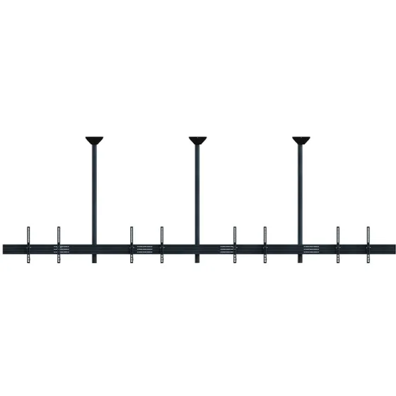 Support plafond Hagor comPROnents® Menuboard pour 4 Displays - 46"-65" (Paysage, inclinable)