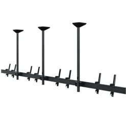 Support plafond Hagor comPROnents® Menuboard pour 4 Displays - 46"-65" (Paysage, inclinable)