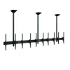Support plafond Hagor comPROnents® Menuboard pour 5 Displays - 46"-65" (Portrait, inclinable)