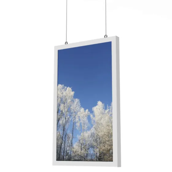 Support plafond HI-ND - 55" (portrait), blanc