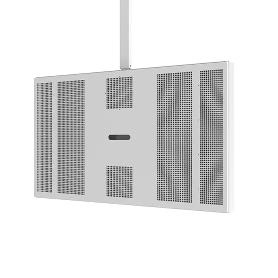 Support plafond HI-ND pour écrans 55" Samsung & LG au format paysage, blanc