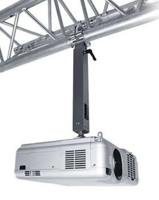 Support plafond PeTa Standard pour Half Coupler (demi accouplement) M10, 7 cm avec Half Coupler pour traverses plafond entre 48-52 cm inclus