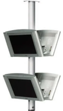 Support plafond SMS pour écran plat CL ST1800 noir