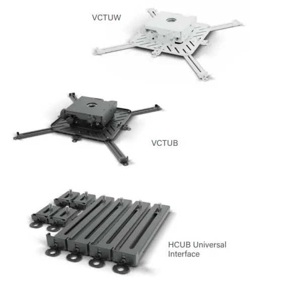Support plafond universel Chief VCTUB, jusqu'à 68 kg