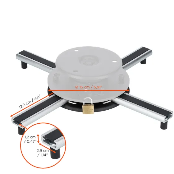 Support plafond universel celexon PS Ultraplat