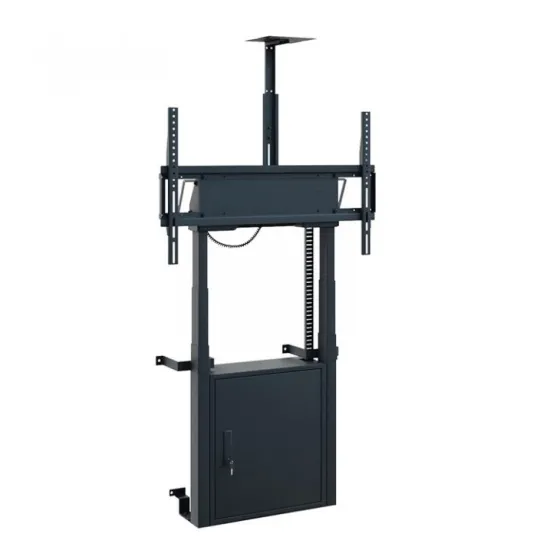 Support réglable en hauteur électriquement pour montage mural 55-86" | max. VESA. 900x600 | charge max. 120 kg | noir