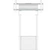Support SMS Smart Media Solutions FMT091002 réglable en hauteur électriquement, blanc (fixation murale/sol)