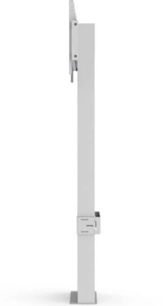 Support SMS Smart Media Solutions FMT091002 réglable en hauteur électriquement, blanc (fixation murale/sol)