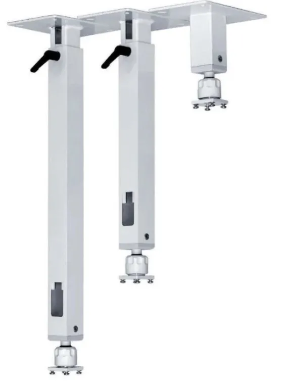 Support standard pour plafond PeTa, longueur fixe de 10 cm