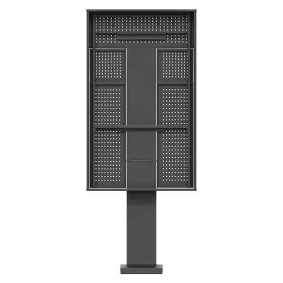 Support sur pied Hagor ScreenOut® OH 75 - Stèle d'extérieur pour Samsung série OH 75 - Portrait