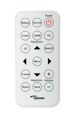 Telecommande de rechange pour Optoma W307UST