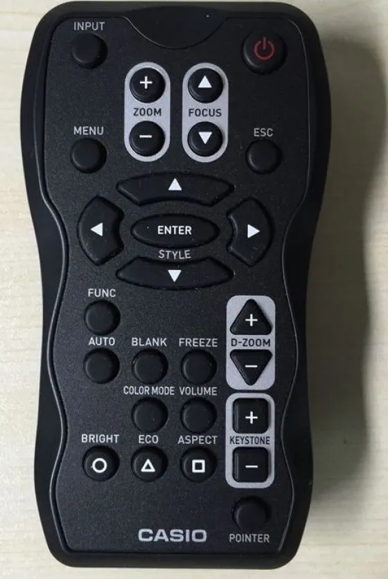 Télécommande Casio YT-100 pour XJ-A130, XJ-A135, XJ-A140, XJ-A145, XJ-A150, XJ-A230, XJ-A235, XJ-A240, XJ-A245, XJ-A250, XJ-A255, XJ-A255V