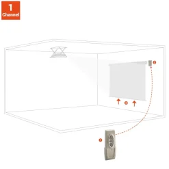 Télécommande de rechange infrarouge celexon avec boitier de commande inclus pour la série celexon Economy/PRO