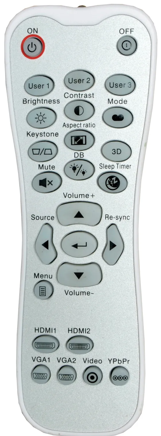 Télécommande de rechange pour Optoma DH1009